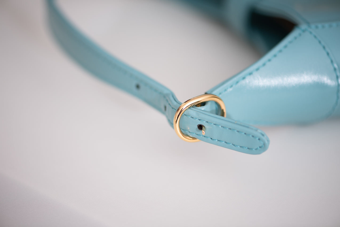 Gucci Jackie 1961 Baby Blue Leather Bag