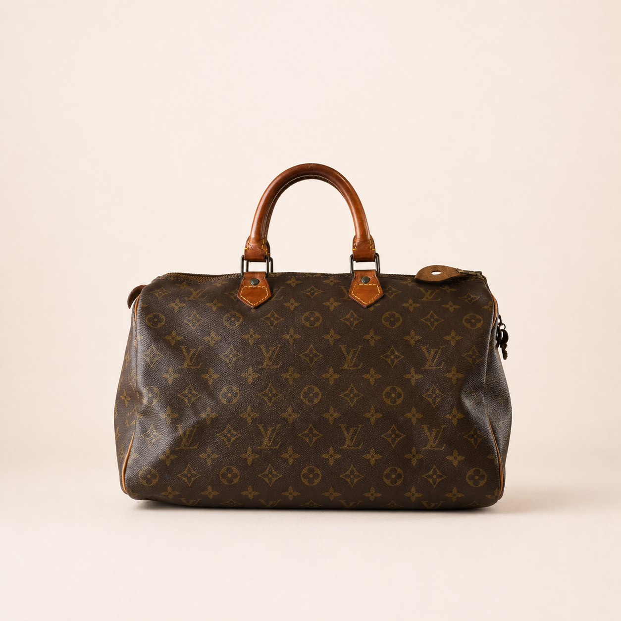 バッグ Vintage Louis Vuitton Monogram Speedy35 Vintage Louis Vuitton Speedy 35 Monogram Canvas – Marce Blue