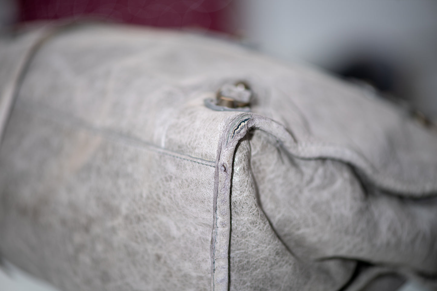 Balenciaga City Bag Grey Leather
