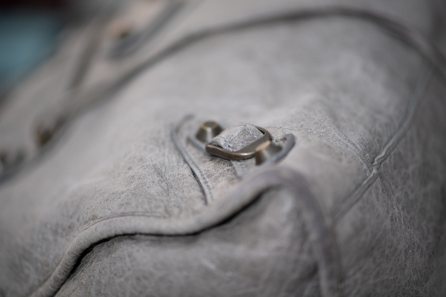 Balenciaga City Bag Grey Leather