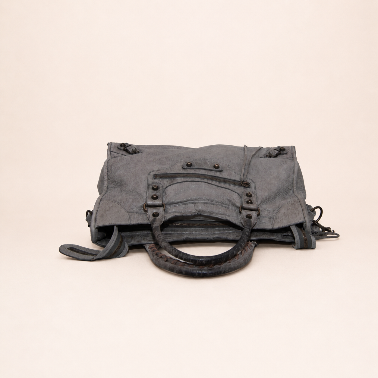 Balenciaga City Bag Grey Leather