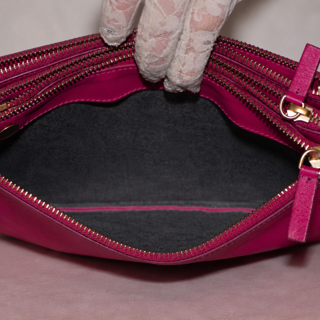 Celine Crossbody Trio Bag Pink