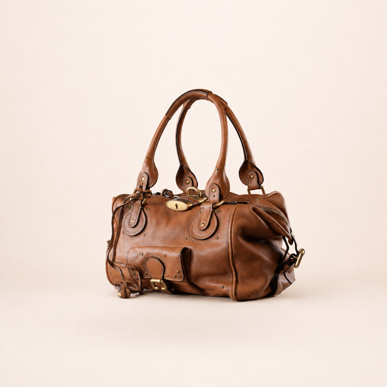 Chloé Paddington Bag Brown Leather