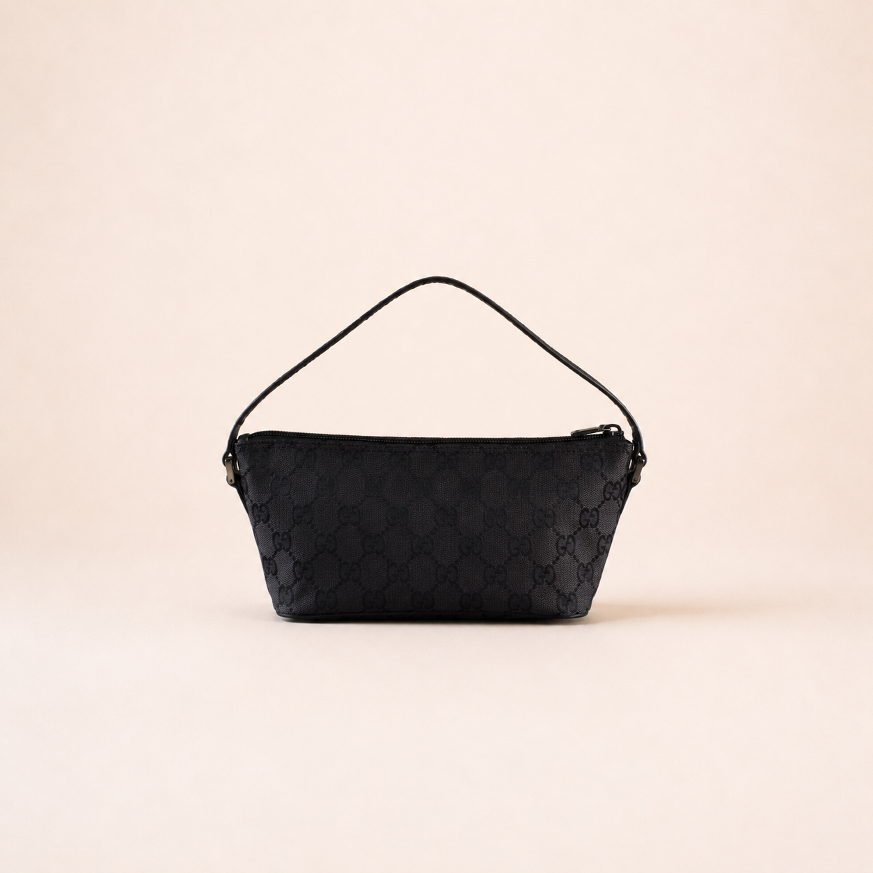 Vintage Gucci Boat Bag Black