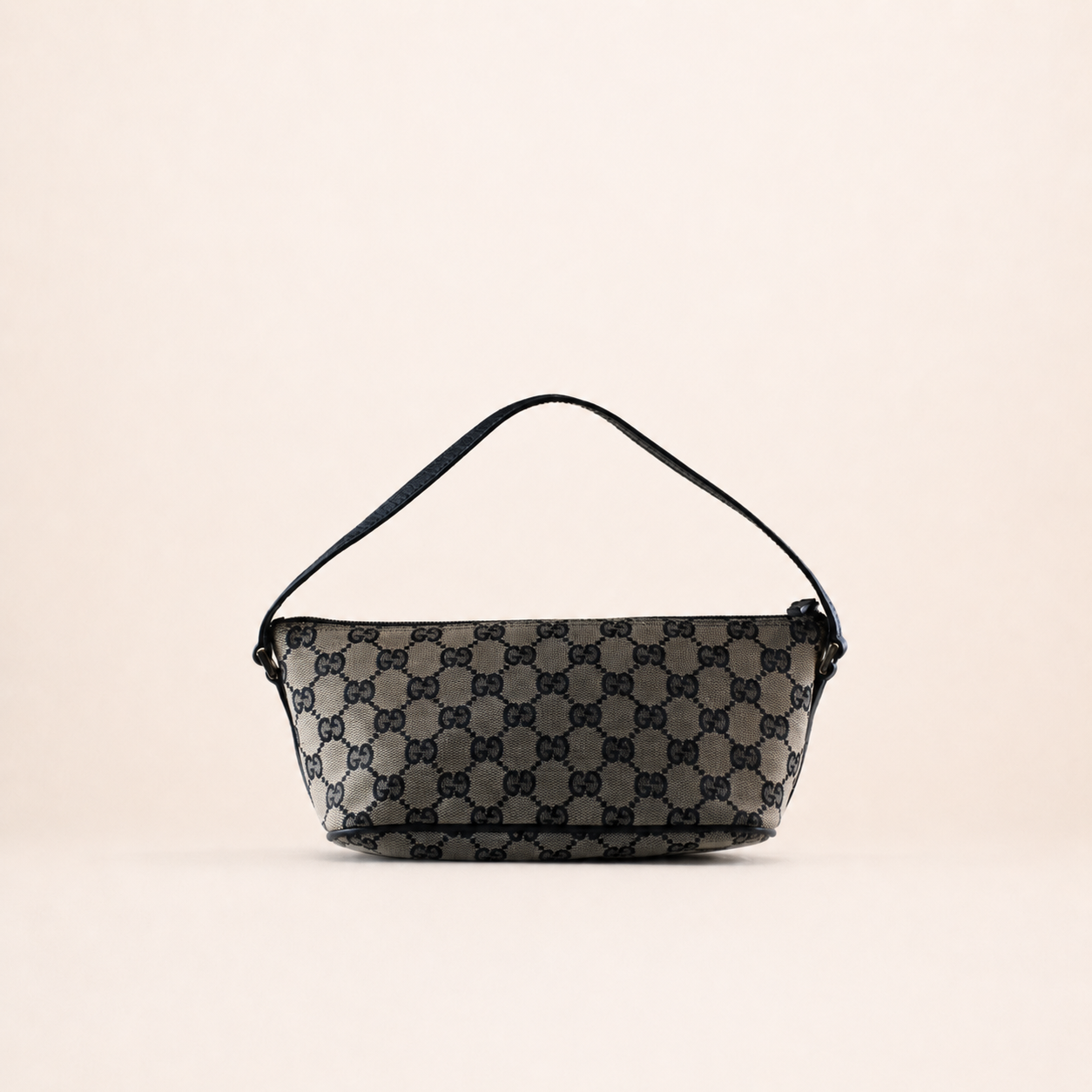 Vintage Gucci Boat Bag Beige