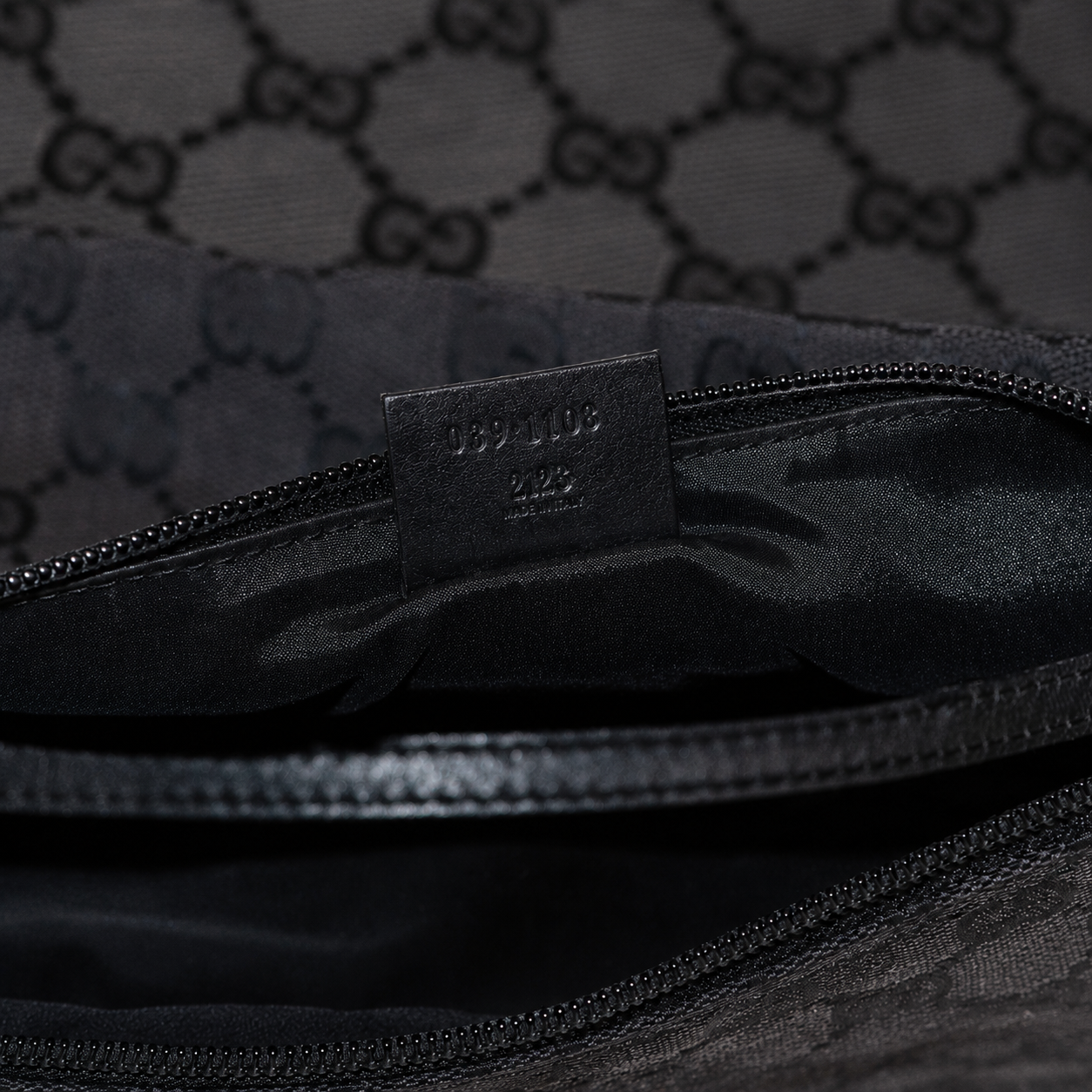 Vintage Gucci Boat Bag Black