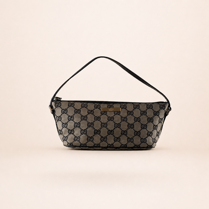 Vintage Gucci Boat Bag Beige