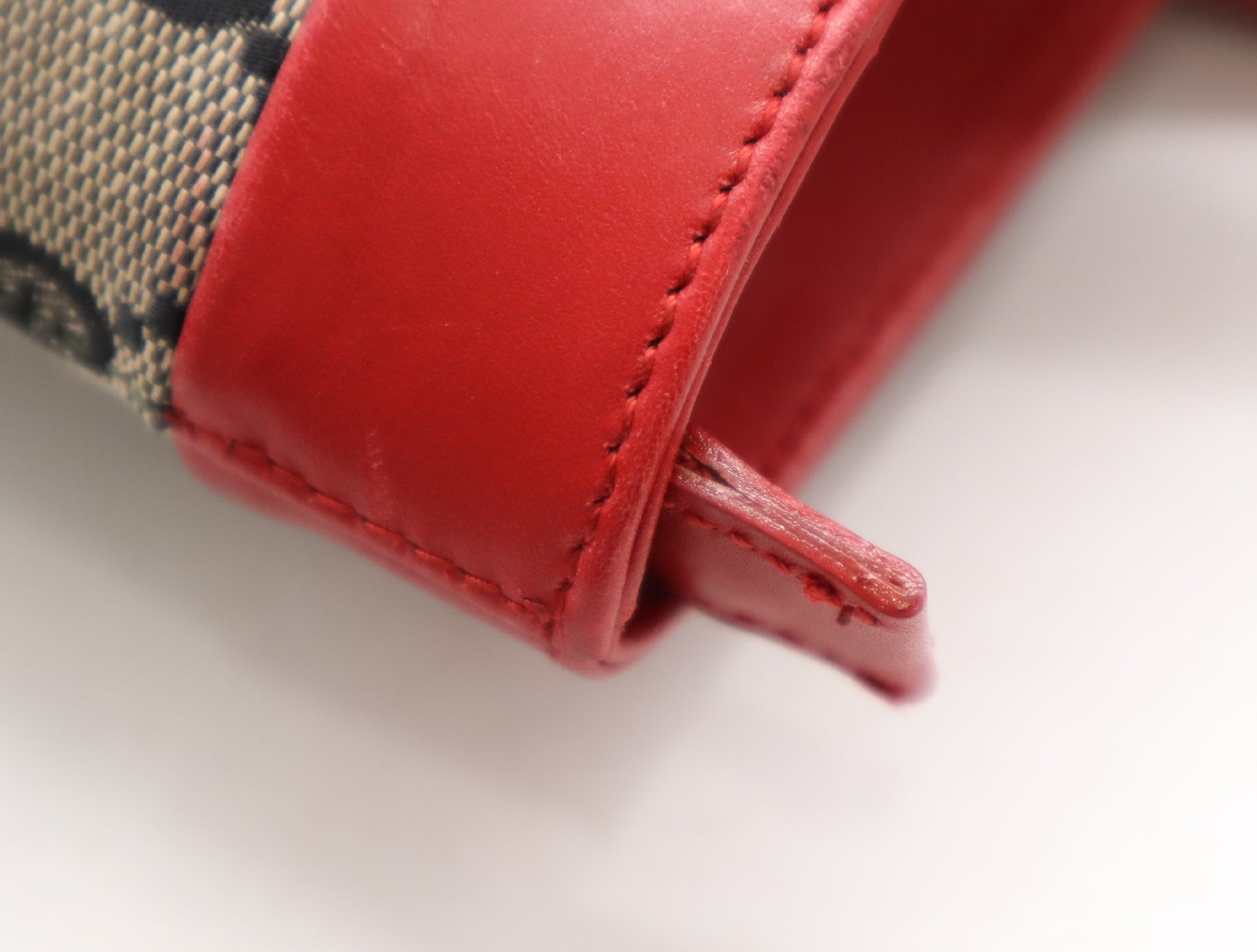 Gucci GG Canvas Tote Bag Red