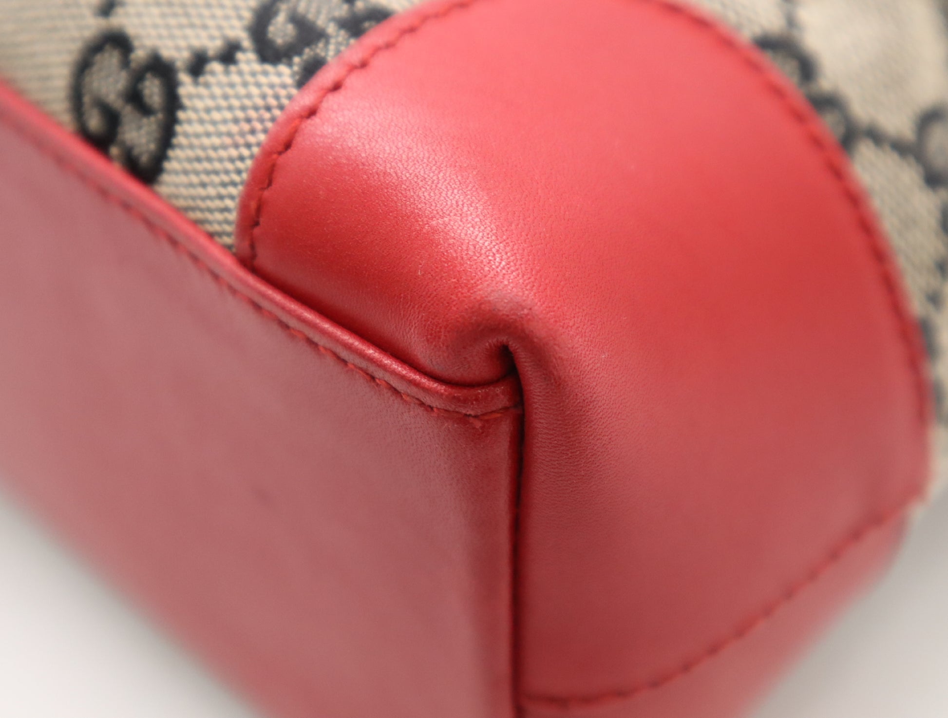 Gucci GG Canvas Tote Bag Red