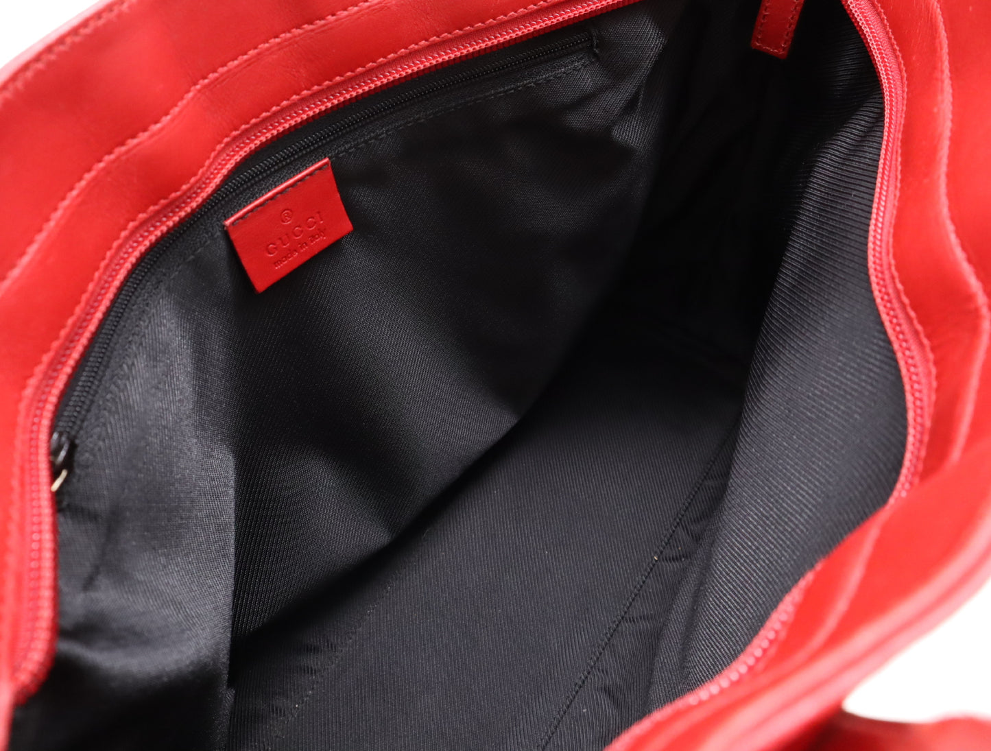 Gucci GG Canvas Tote Bag Red
