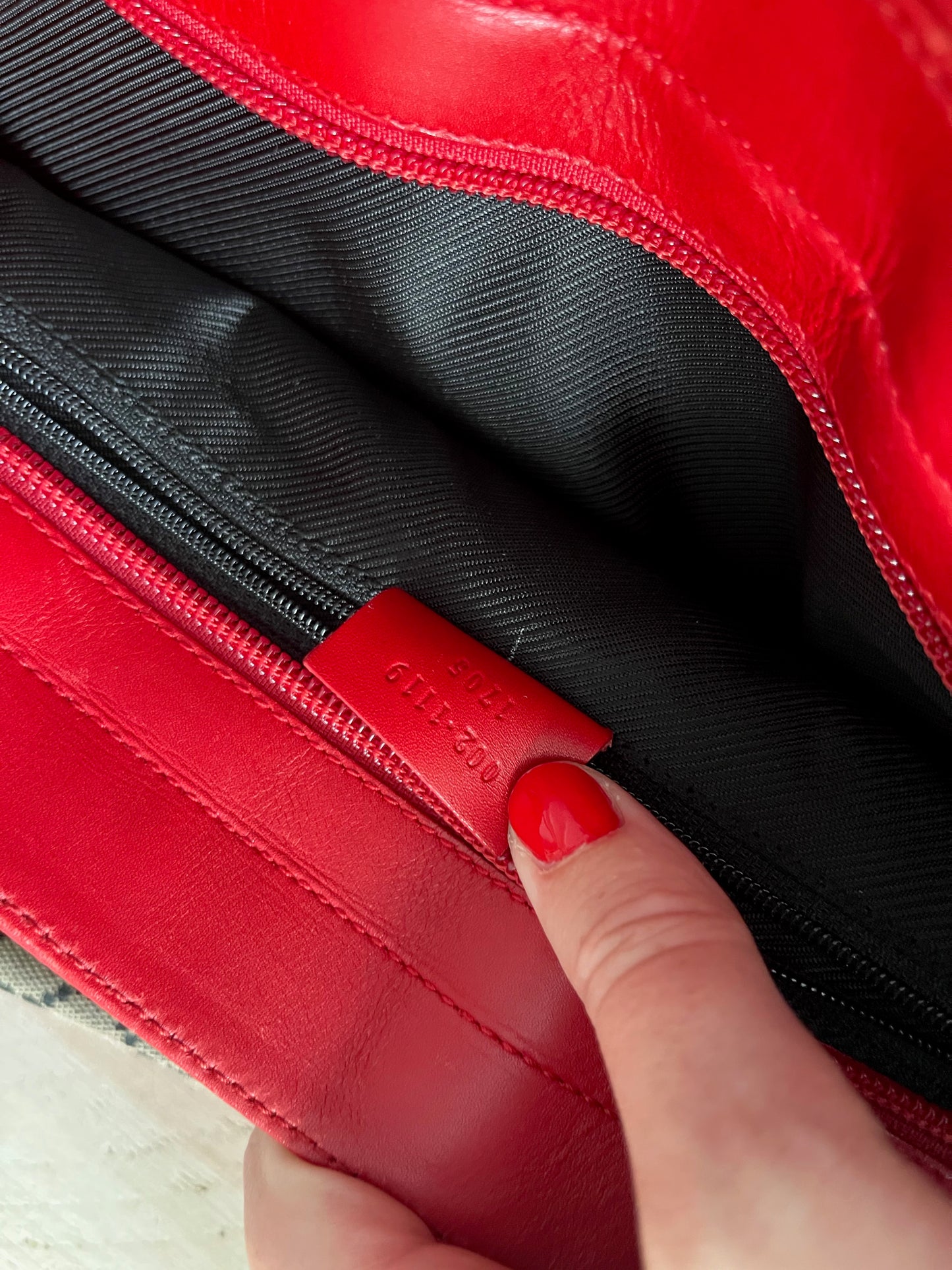 Gucci GG Canvas Tote Bag Red