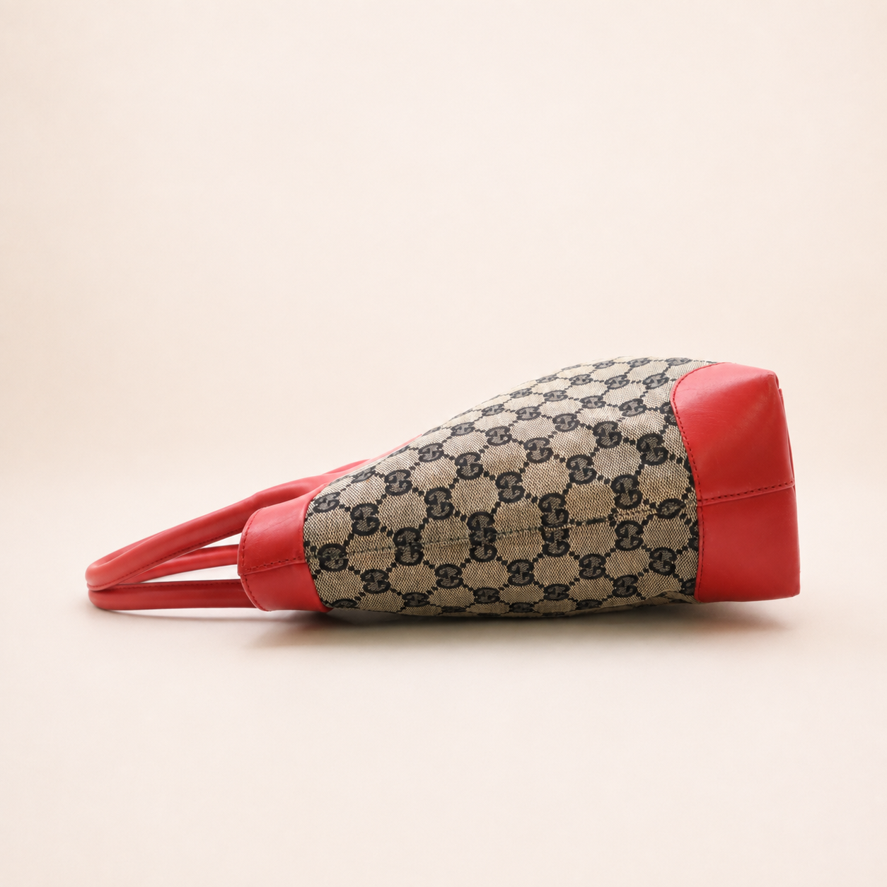 Gucci GG Canvas Tote Bag Red