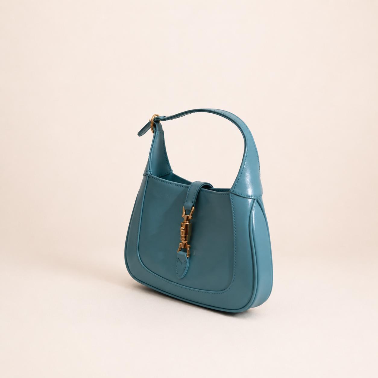 Gucci Jackie 1961 Baby Blue Leather Bag
