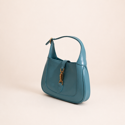 Gucci Jackie 1961 Baby Blue Leather Bag