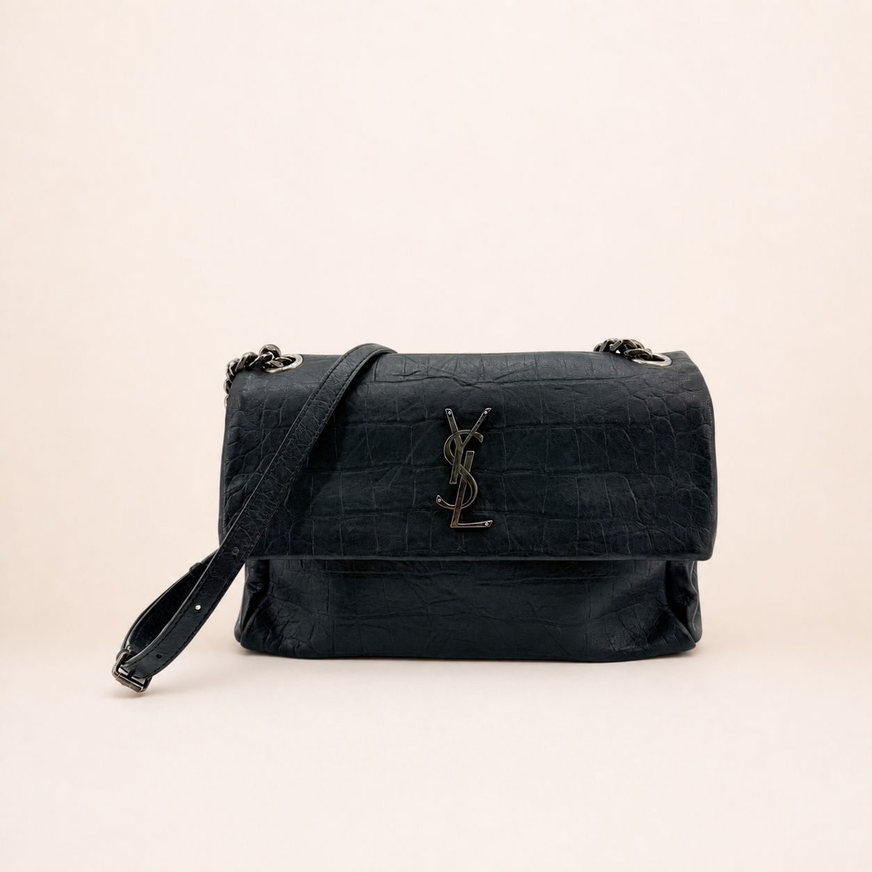 Saint Laurent Monogram West Hollywood Bag in Black