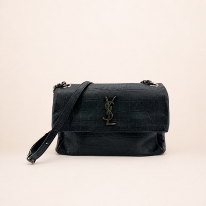 Saint Laurent Monogram West Hollywood Bag in Black