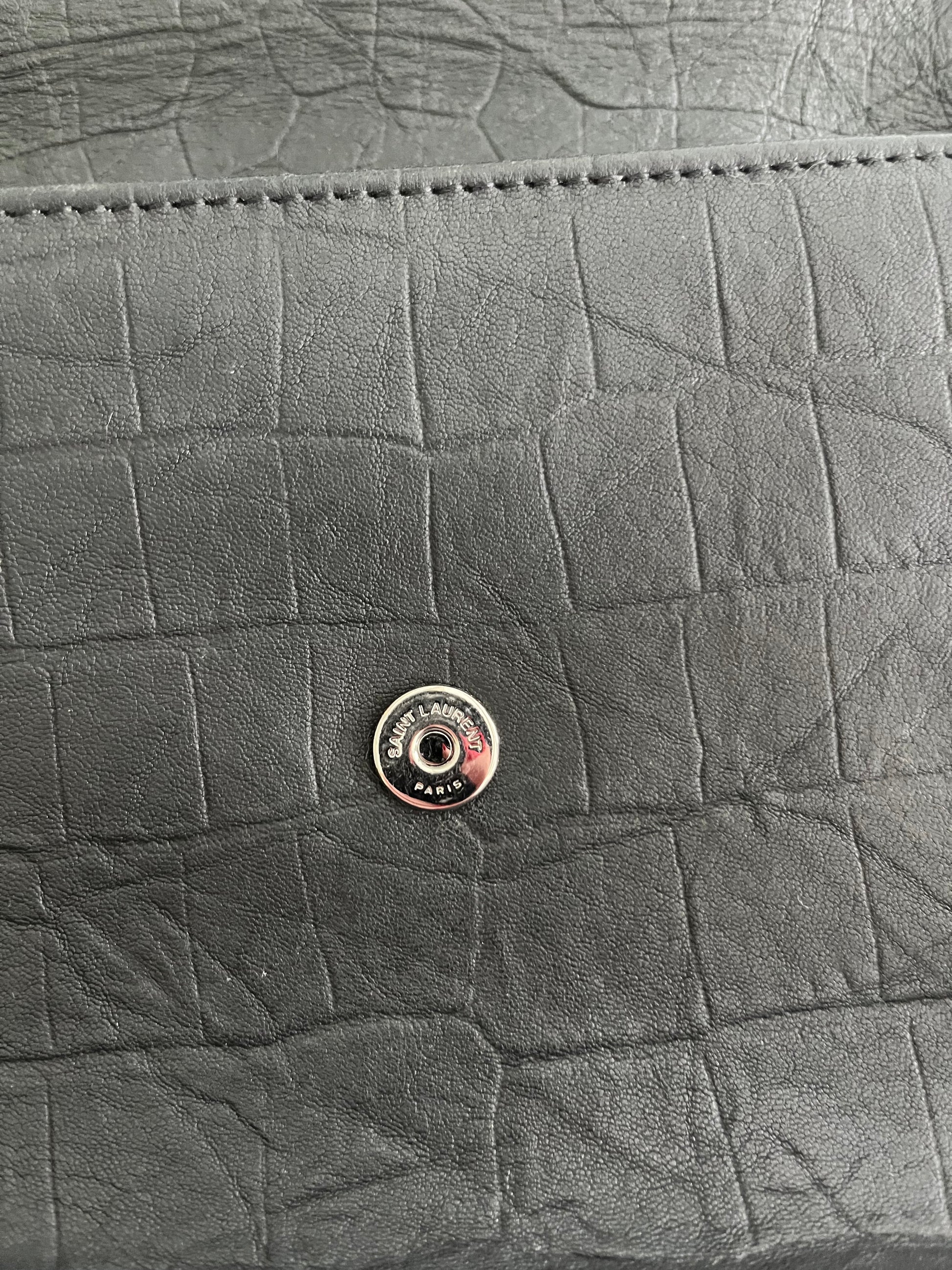 Saint Laurent Monogram West Hollywood Bag in Black