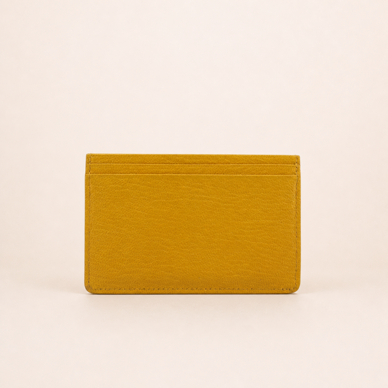 Vintage Chanel Card Holder Yellow