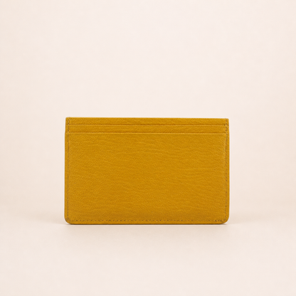 Vintage Chanel Card Holder Yellow