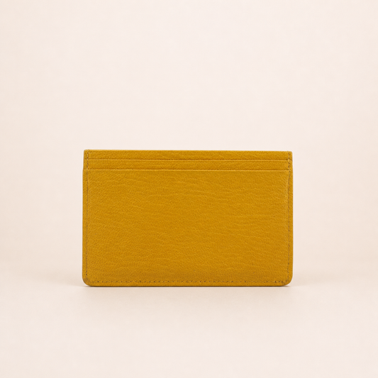Vintage Chanel Card Holder Yellow