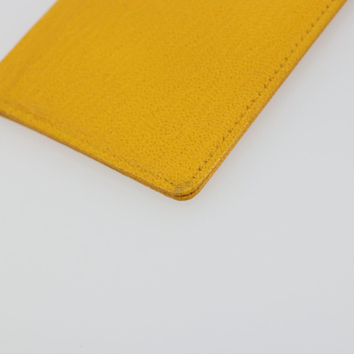 Vintage Chanel Card Holder Yellow