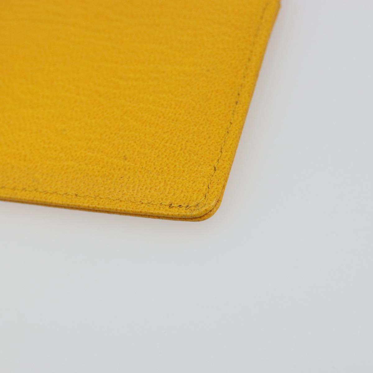 Vintage Chanel Card Holder Yellow