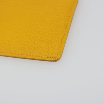Vintage Chanel Card Holder Yellow