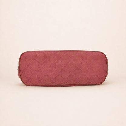 Vintage Gucci Boat Bag Pochette Pink