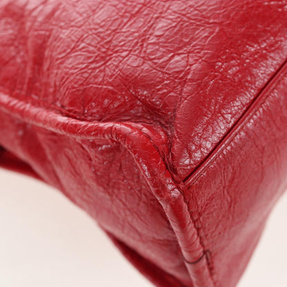 Balenciaga City Bag Red Gold