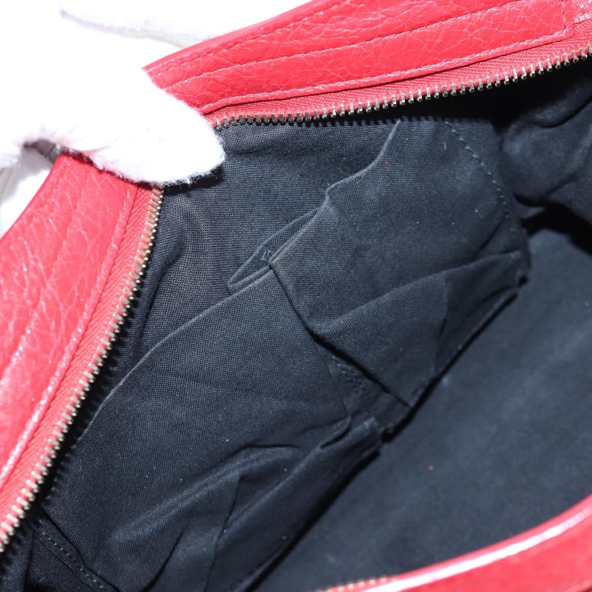 Balenciaga City Bag Red Gold