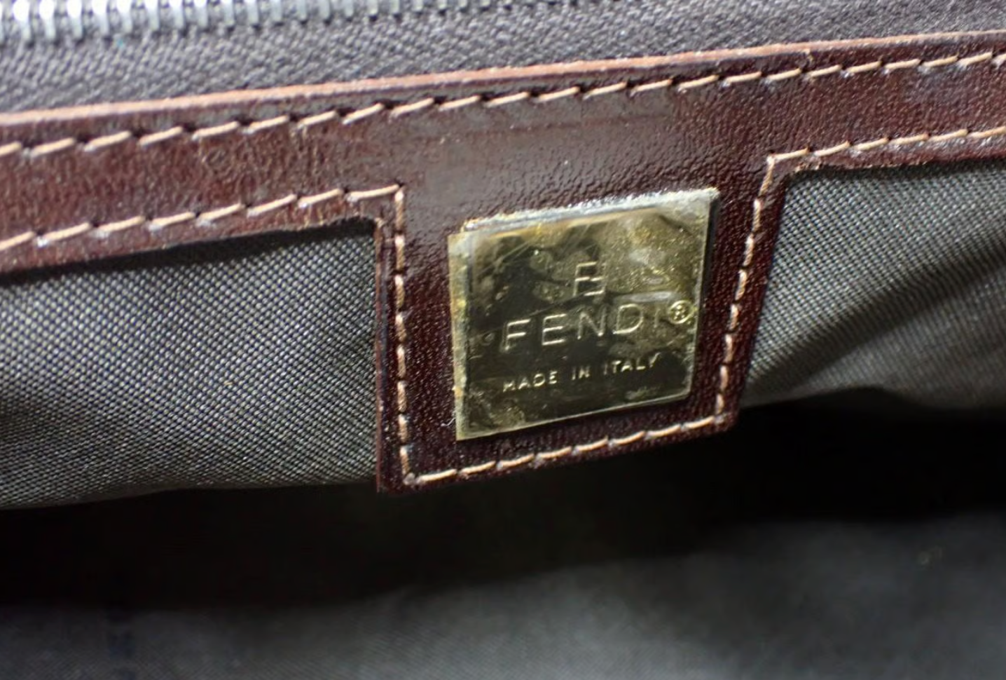 Vintage Fendi Ponyhair Bag Brown
