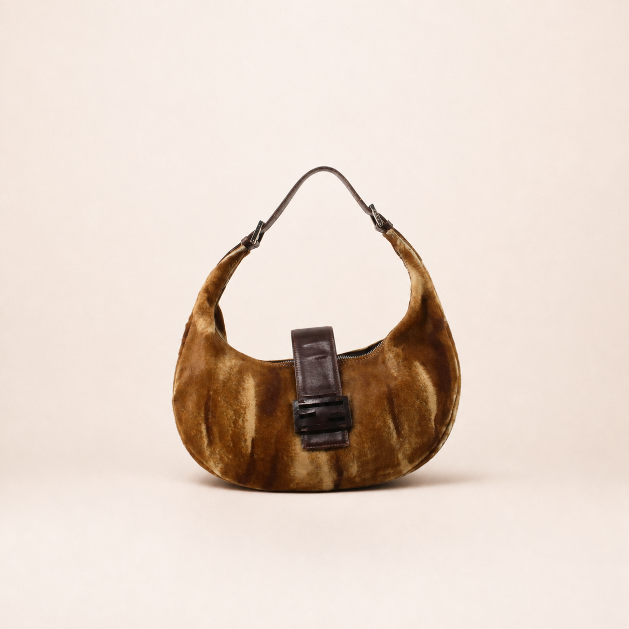 Vintage Fendi Ponyhair Bag Brown