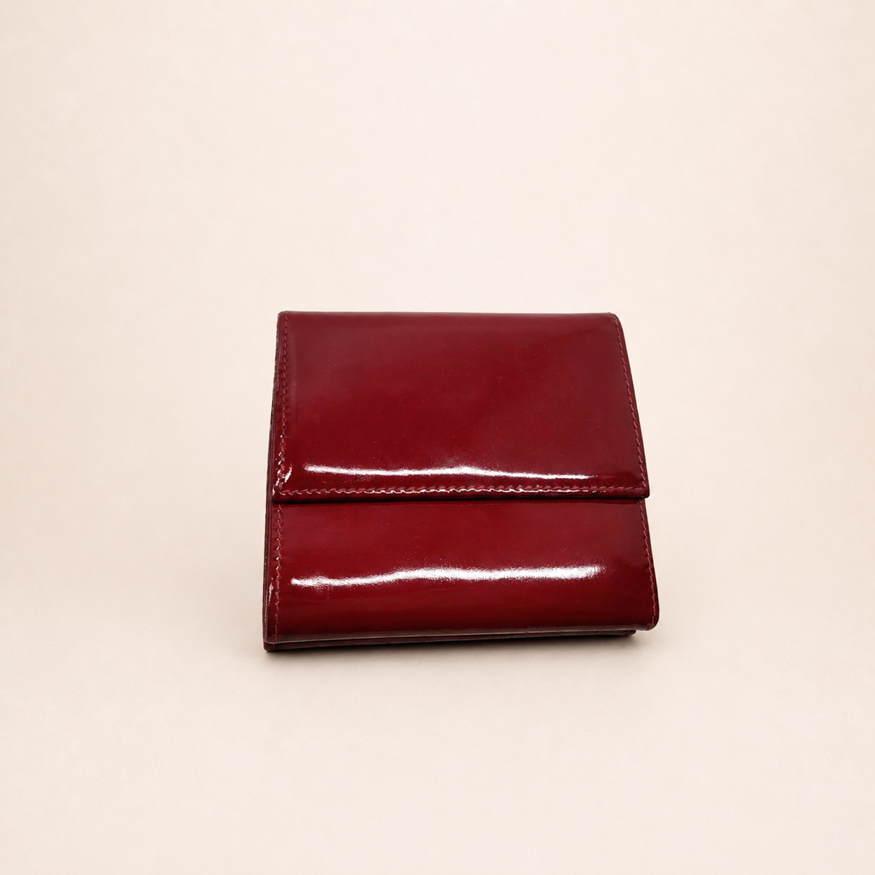 Vintage Chanel Red Leather Wallet