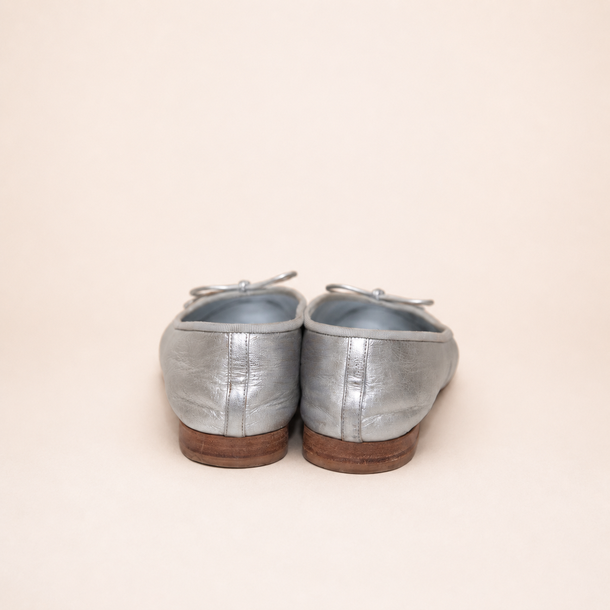 Chanel Ballerinas Silver