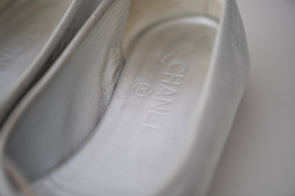 Chanel Ballerinas Silver