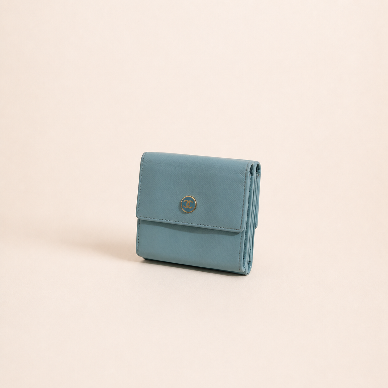 Vintage Chanel Wallet Baby Blue