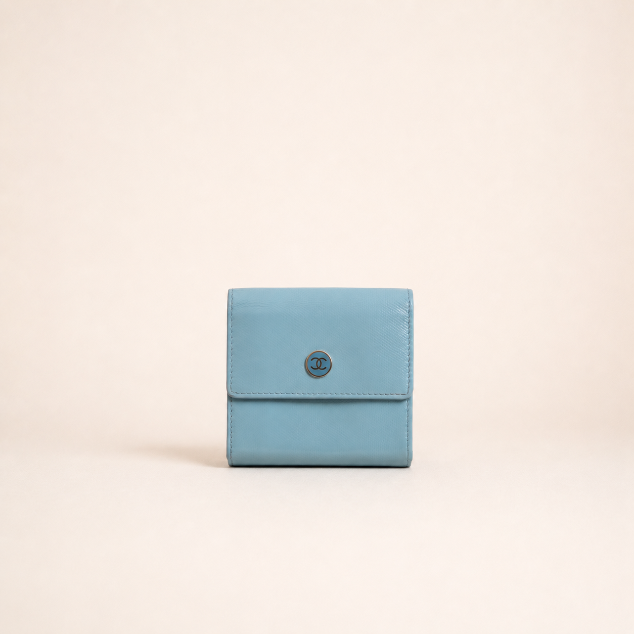 Vintage Chanel Wallet Baby Blue