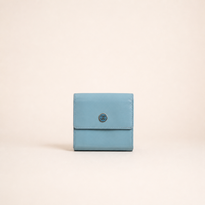 Vintage Chanel Wallet Baby Blue